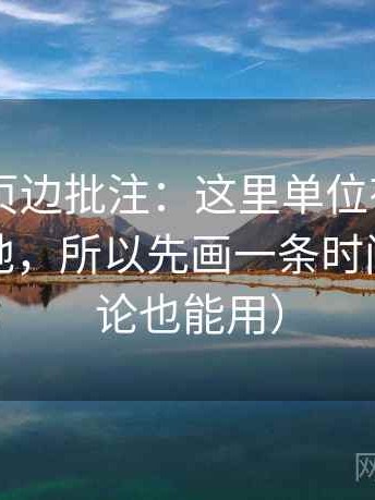 菠萝TV页边批注：这里单位有没有写清没落地，所以先画一条时间线（评论也能用）